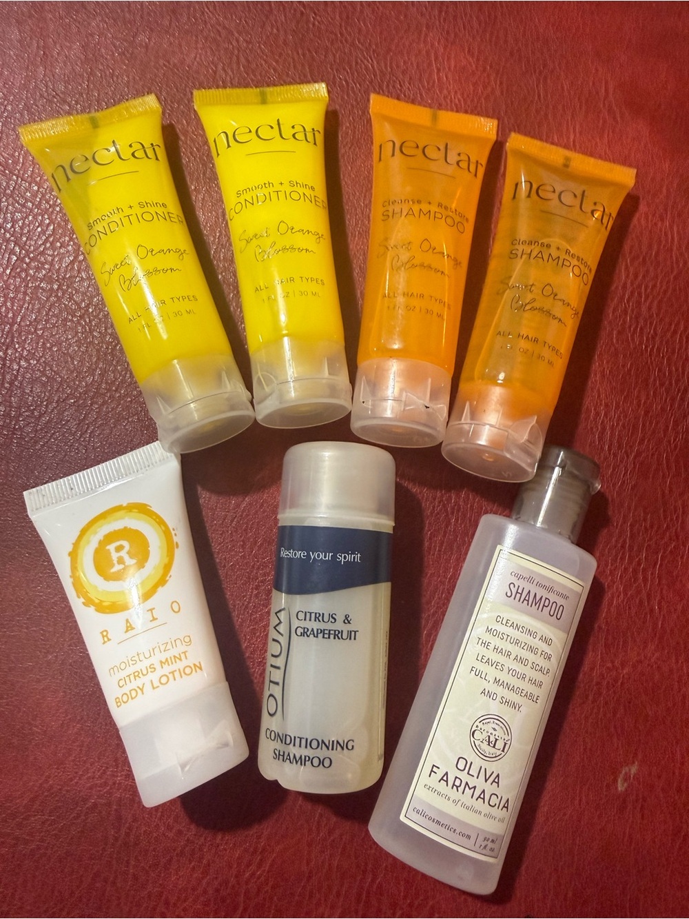 Nectar Smooth + Shine Conditioner & Shampoo Travel Set - Yellow & Orange